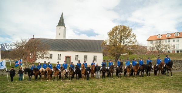 Brautskráningarnemar. Ljósmynd/ Árni Rúnar Hrólfsson