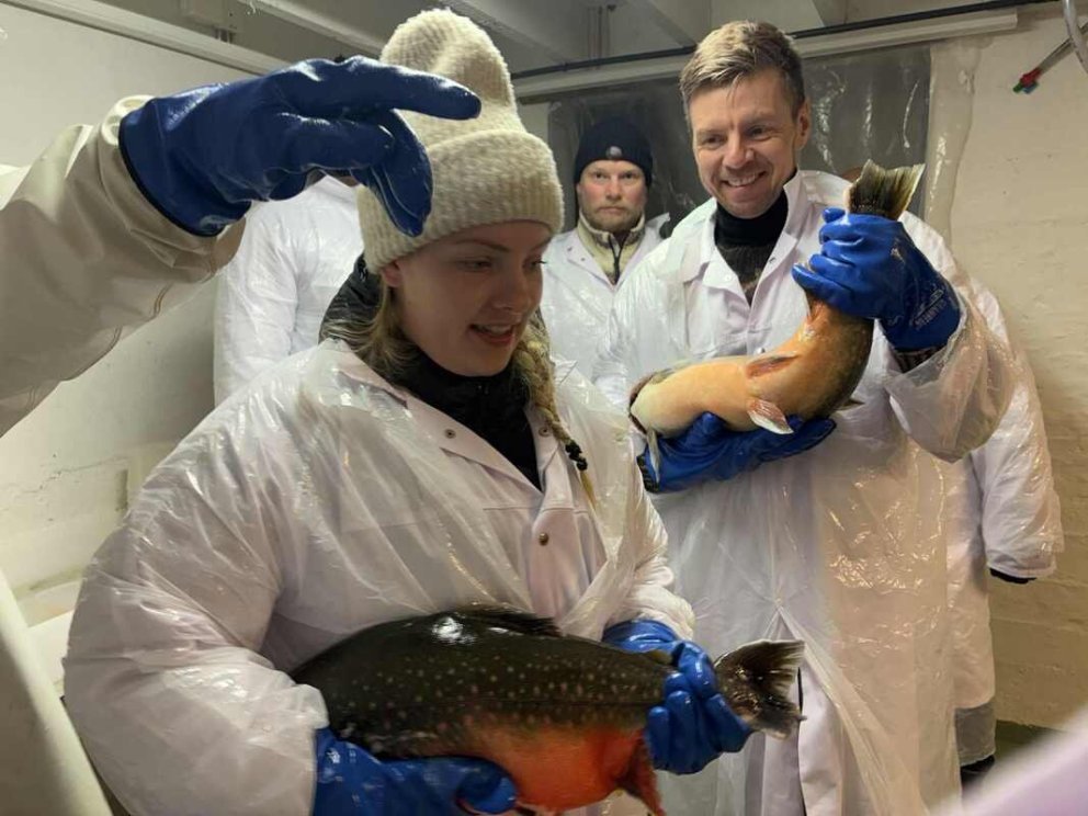 Lærdómsrík vika í fiskeldisnámi á Hólum