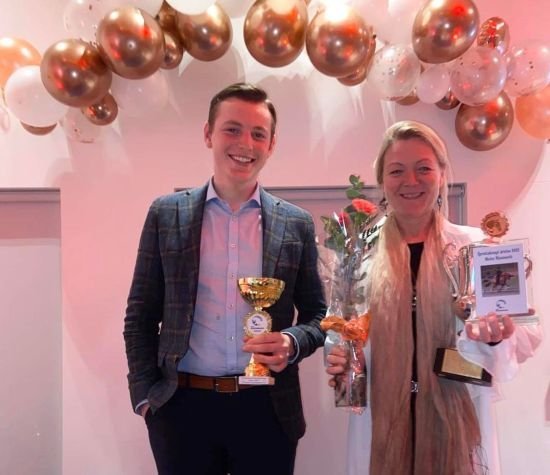 Guðmar Freyr Magnússon og Mette Mannseth. Mynd: Hestamannafélagið Skagfirðingur.