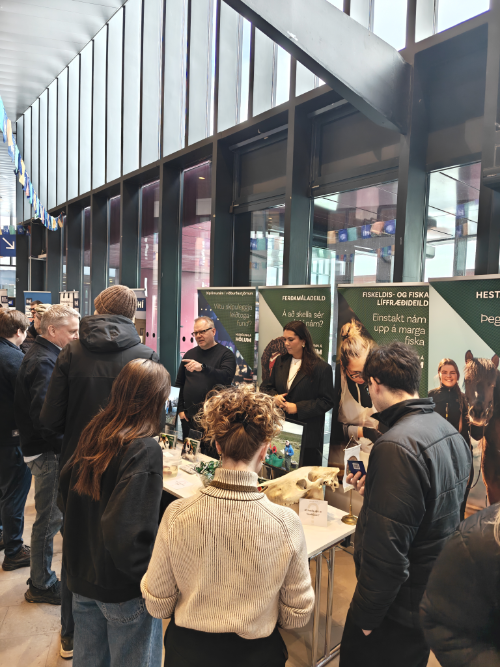 Háskólinn á Hólum tók þátt í Háskóladeginum víðs vegar um landið