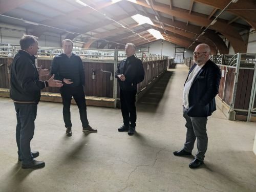 Velunnari skólans í heimsókn