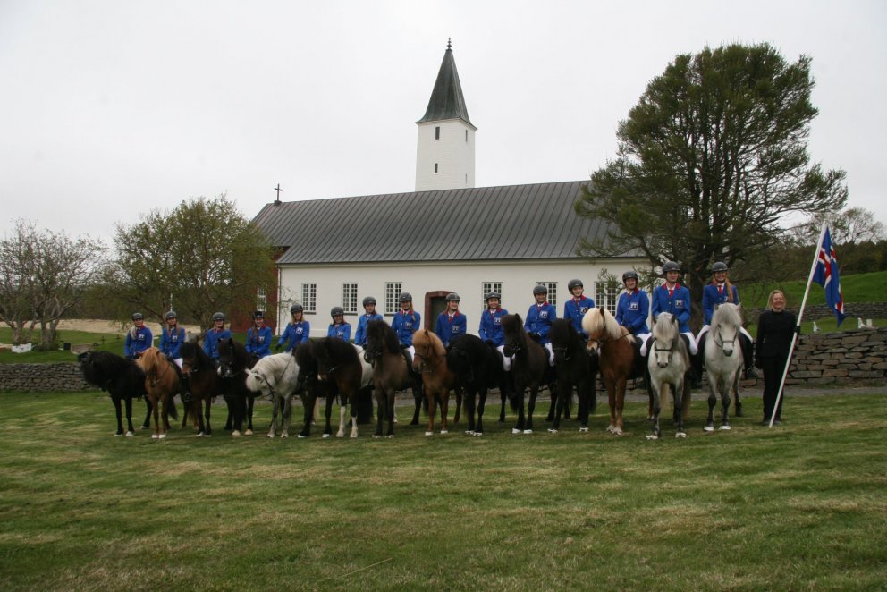 Reiðsýning brautskráningarnema