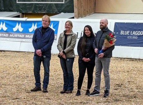 Við verðlaunaafhendingu