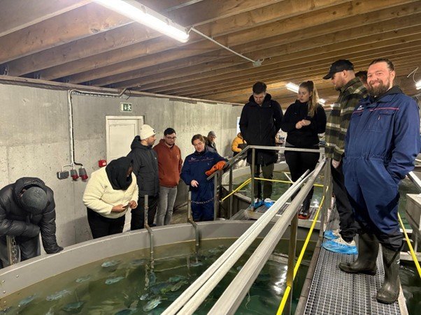 Nýtt vettvangsnámskeið fyrir nemendur í fiskeldisnámi