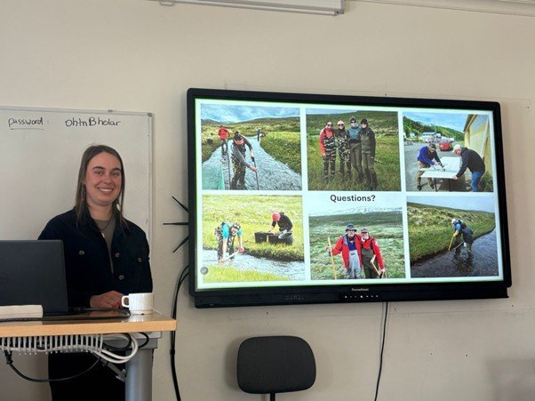 Meistaraverkefni um hegðun bleikju kynnt á föstudagsmálstofu