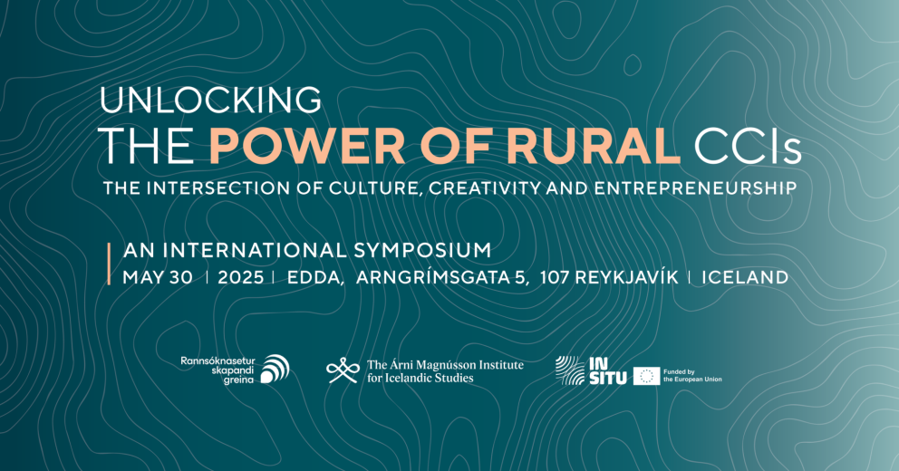 Ráðstefna í Eddu 30. maí um skörun menningar, sköpunarkrafts og frumkvöðlastarfs