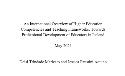 Hólar University Researchers Publish International Report on Educator Competencies and Professional …