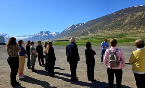 Heimsókn stjórnar og starfsfólks Gæðamats Háskóla heim að Hólum