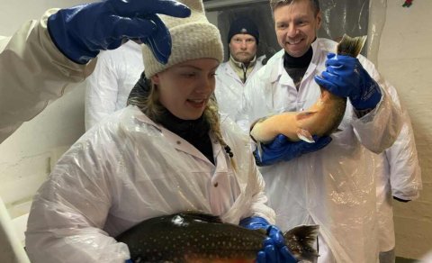 Lærdómsrík vika í fiskeldisnámi á Hólum