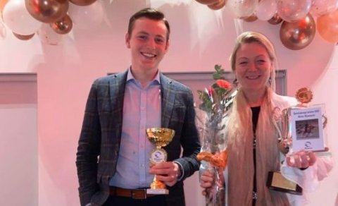 Guðmar Freyr Magnússon og Mette Mannseth. Mynd: Hestamannafélagið Skagfirðingur.