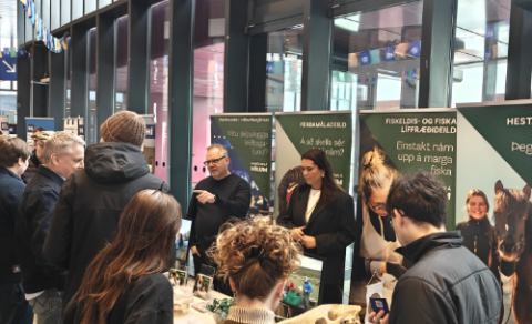 Háskólinn á Hólum tók þátt í Háskóladeginum víðs vegar um landið