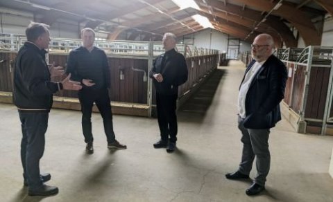 Velunnari skólans í heimsókn