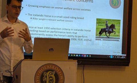 Tímamót í Hestafræðideild: Fyrsta meistararitgerðin varin