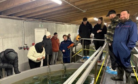 Nýtt vettvangsnámskeið fyrir nemendur í fiskeldisnámi